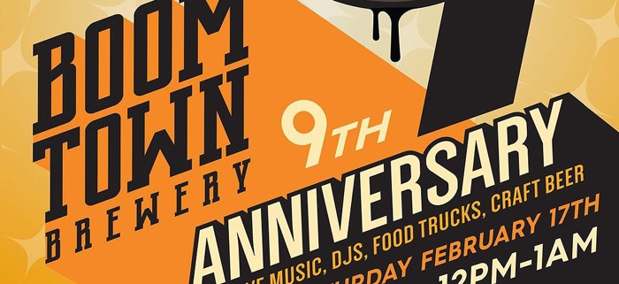 Boomtown 9th Anniversary Flyer